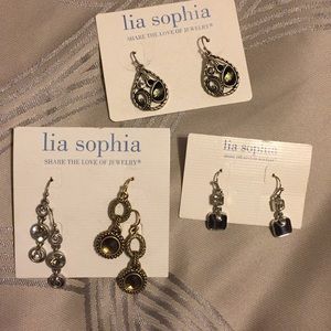 Lia Sophia earrings lot